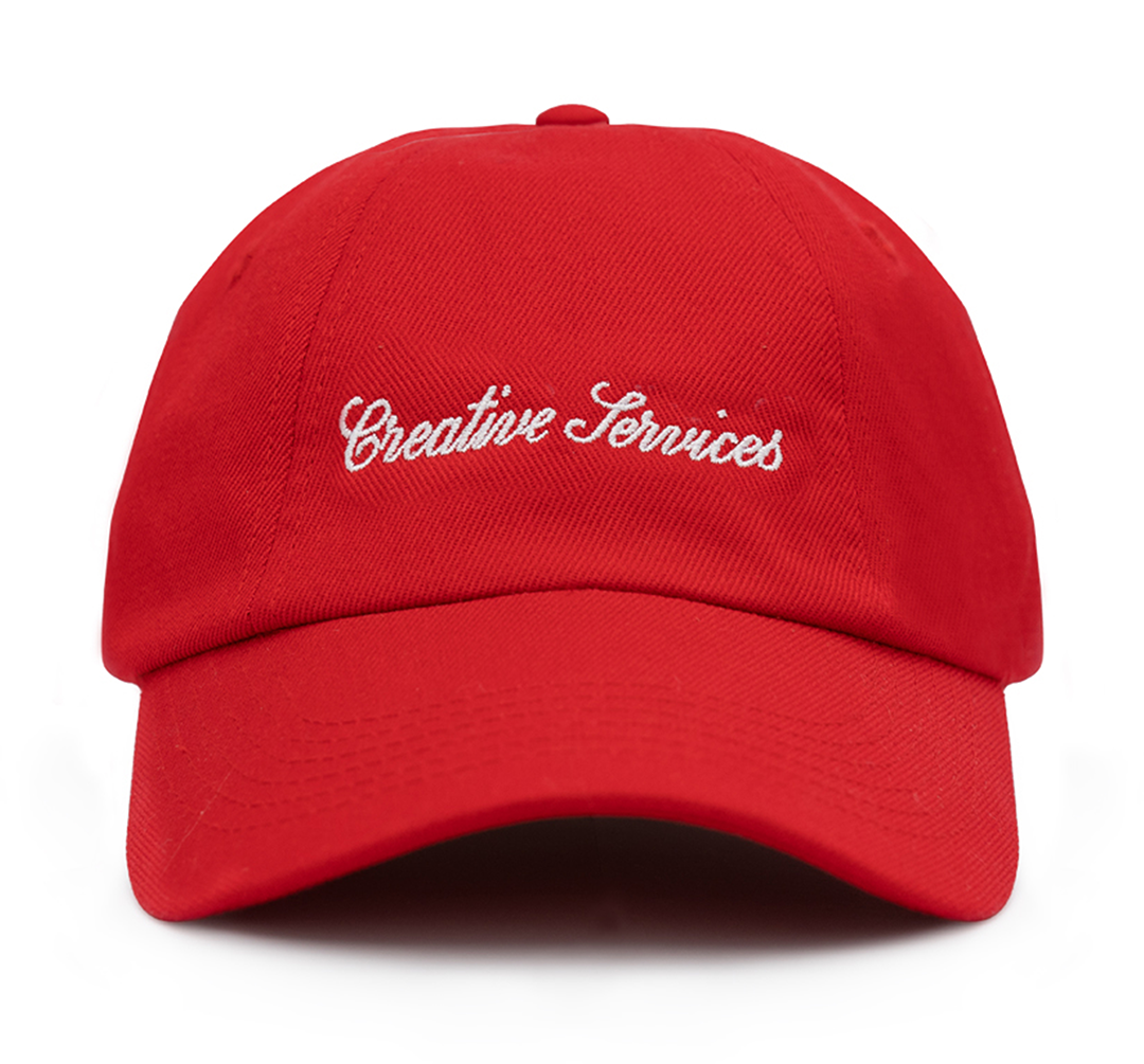 Creative Services Red Cap